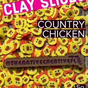 Country Chicken Clay Slices 5g * Supplies