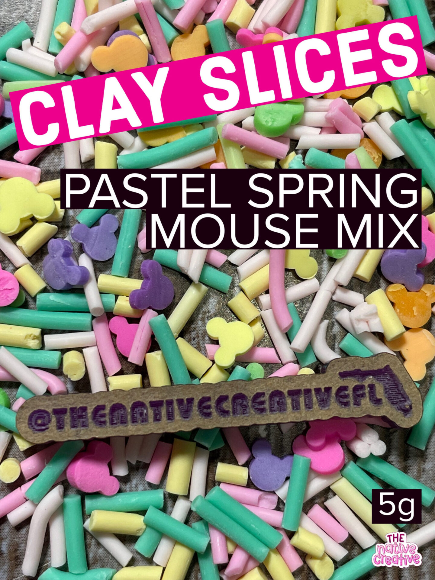 Roomies Mix Clay Slices 5g * EXCLUSIVE MIX * Supplies - The Native Creative