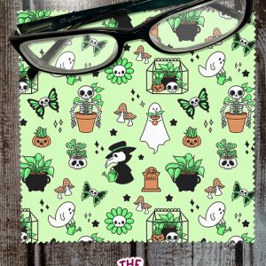 Creepy Gardener Microfiber Cleaning Cloth for Glasses, Sunglasses, Cell Phone Screen, iPad, Tablet