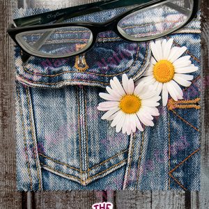 Denim and Daisies Microfiber Cleaning Cloth for Glasses, Sunglasses, Cell Phone Screen, iPad, Tablet