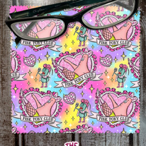 Pink Pony Club Starfish Microfiber Cleaning Cloth for Glasses, Sunglasses, Cell Phone Screen, iPad, Tablet