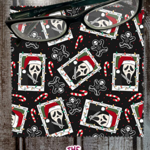 Spookmas Polaroids Ghostface Microfiber Cleaning Cloth for Glasses, Sunglasses, Cell Phone Screen, iPad, Tablet